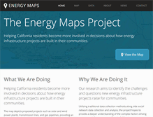 Tablet Screenshot of energymaps.org